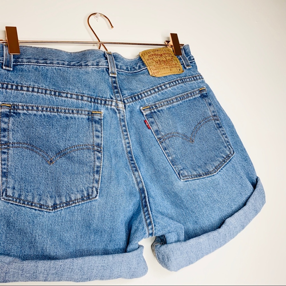 Vintage 90s Levi’s High Waisted Denim Cutoffs